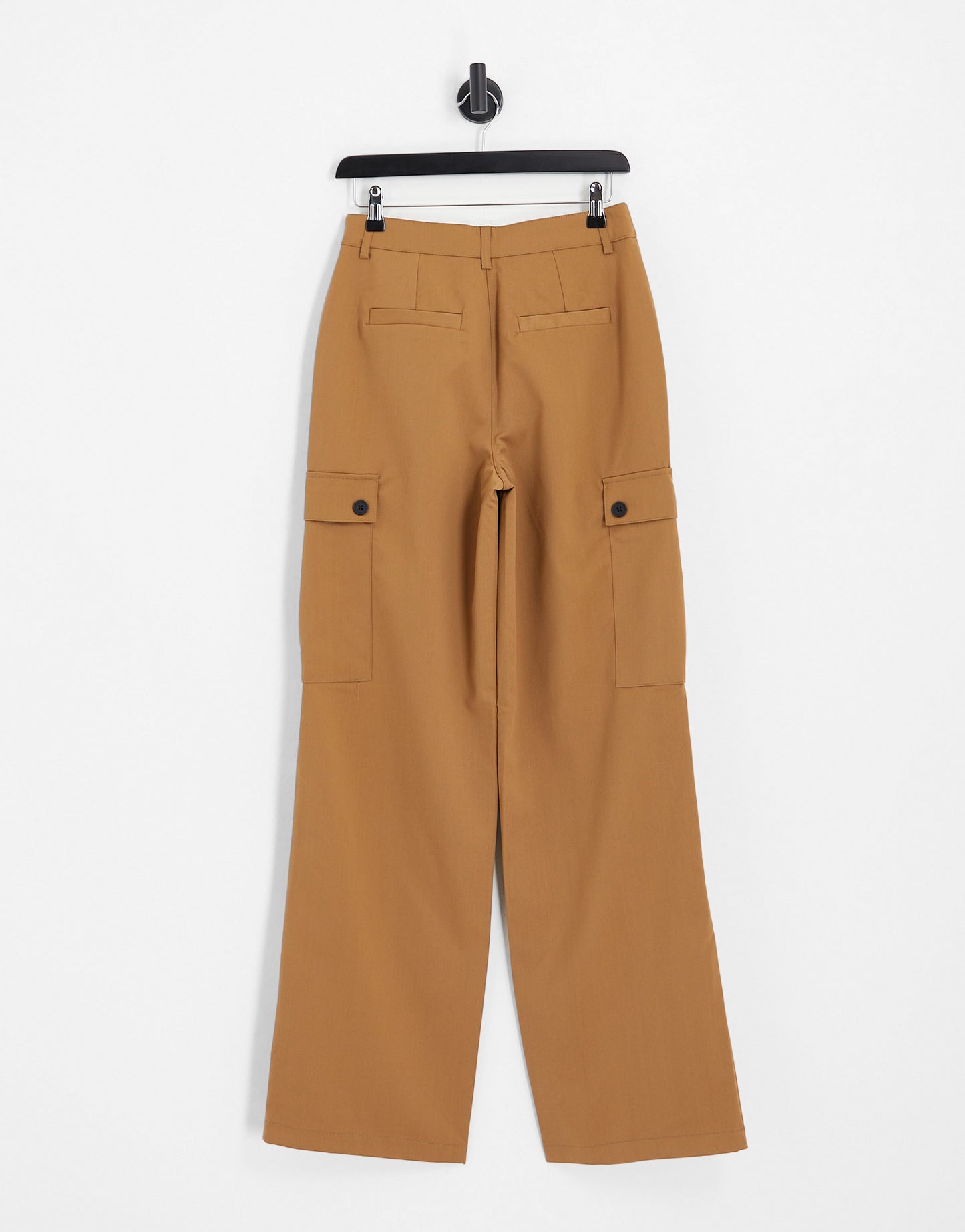 Noisy May premium wide leg cargo trousers in camel