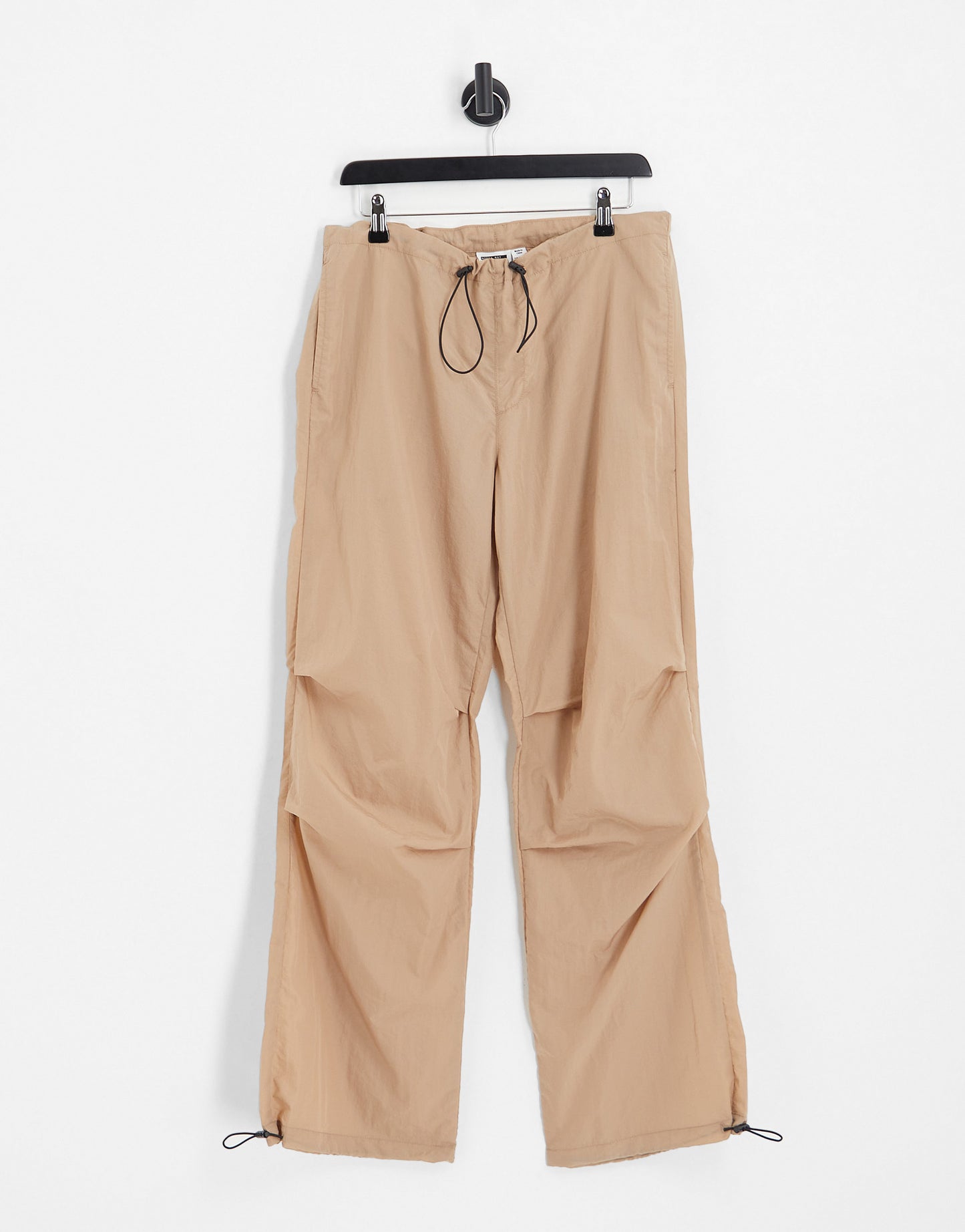 Noisy May parachute pants in beige