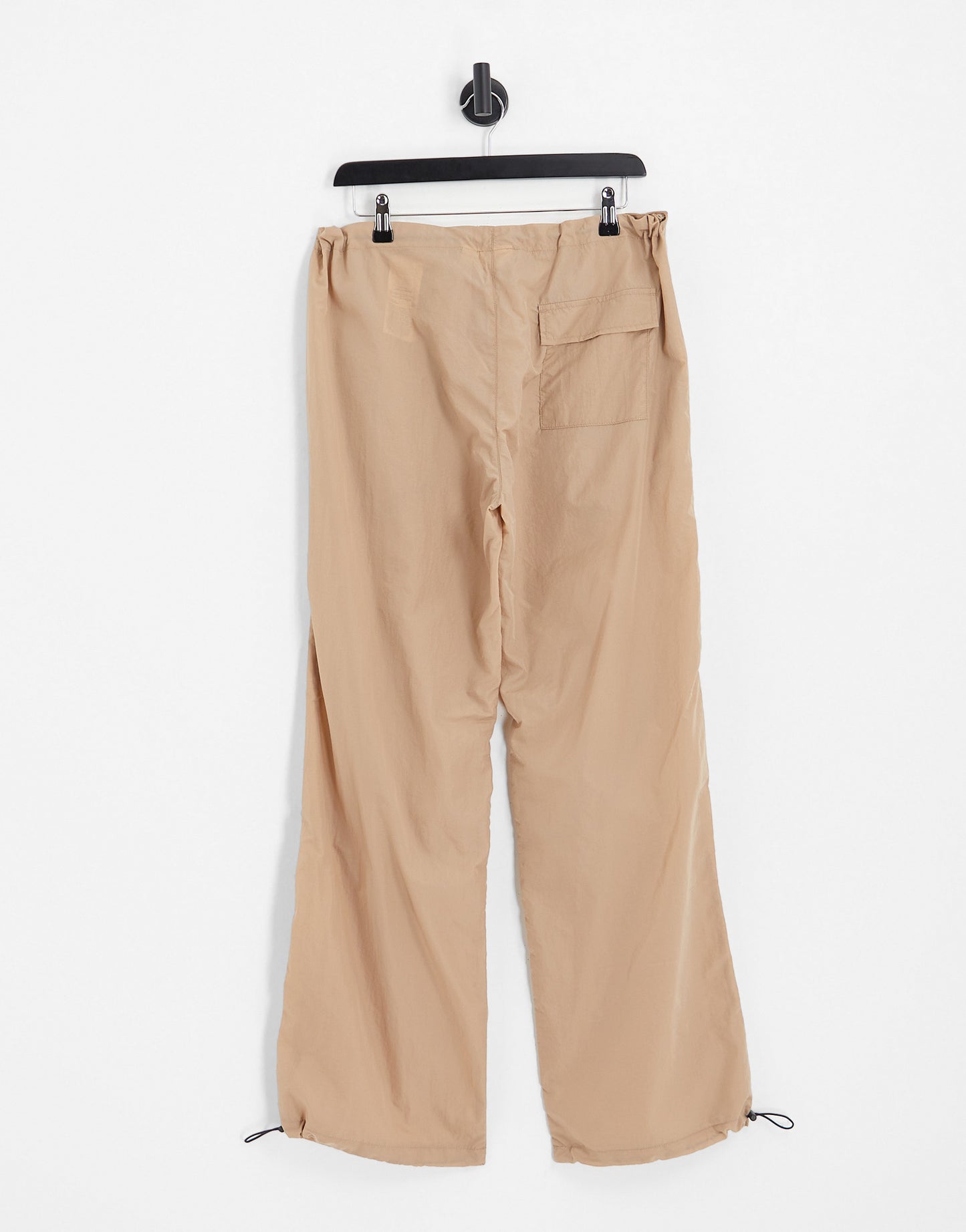 Noisy May parachute pants in beige