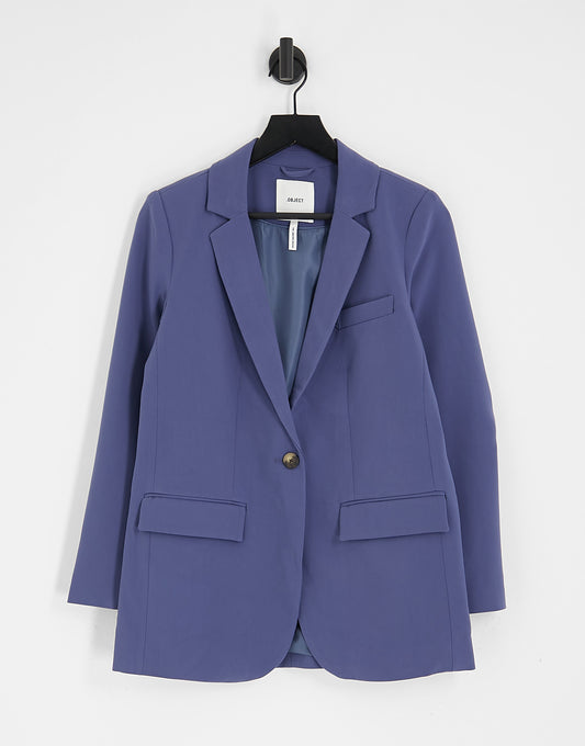 Object tailored blazer co-ord in blue