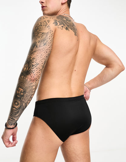 COLLUSION swim brief  in black