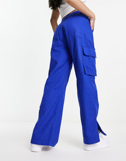 Sixth June cargo trousers in blue