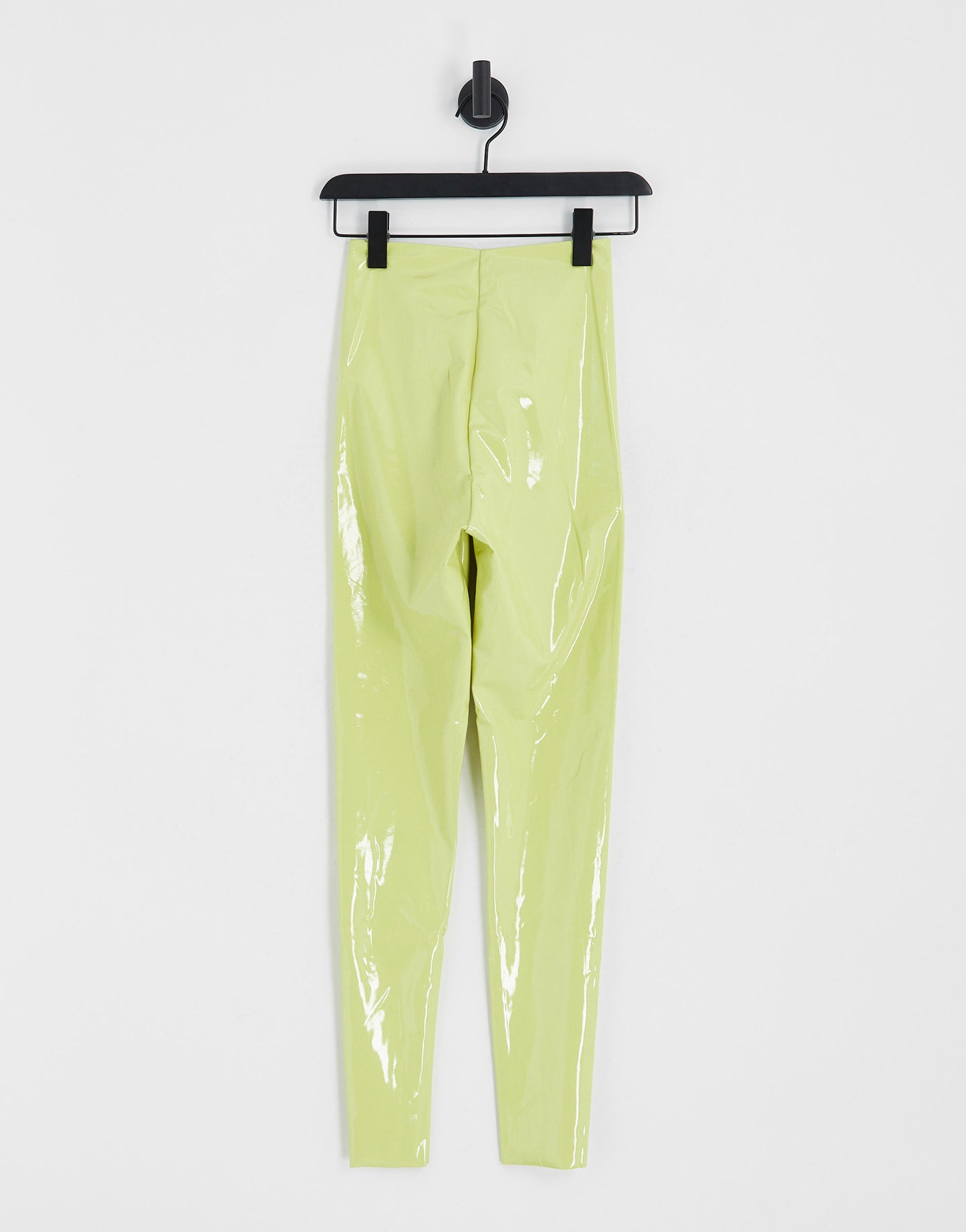 Commando co-ord faux patent leather legging in pastel yellow