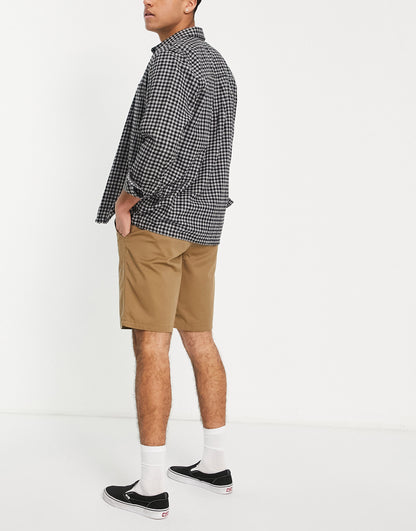 Vans chino shorts in brown