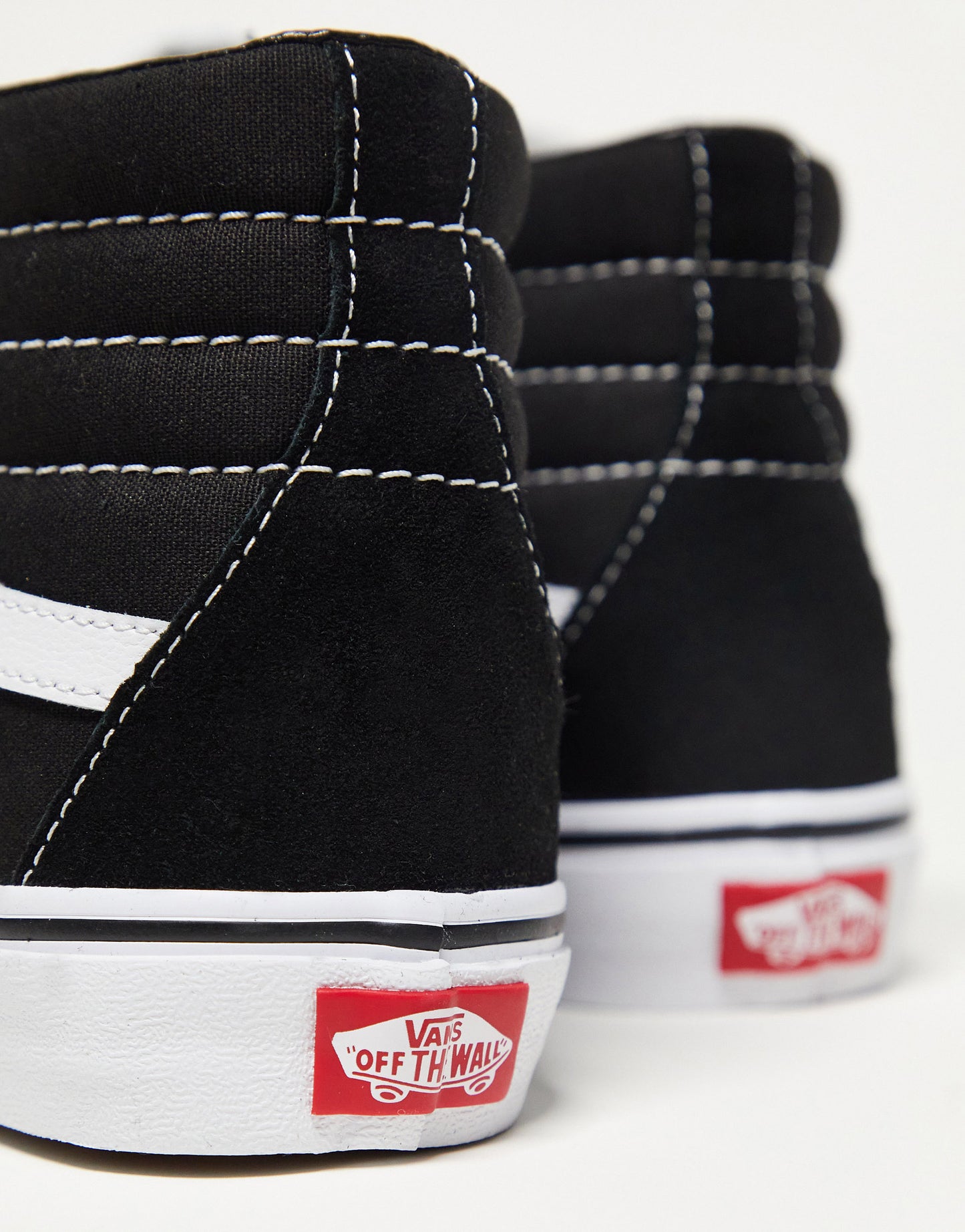 Vans SK8-Hi wide fit trainers in black and white