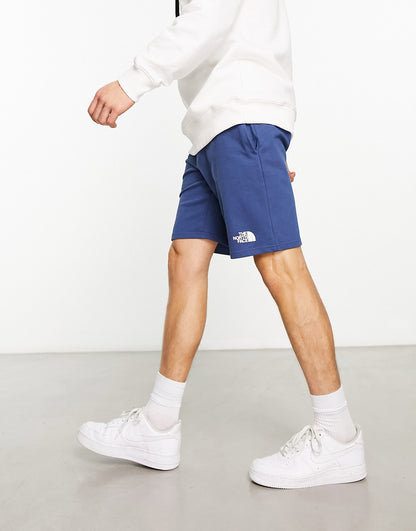 The North Face Standard lightweight fleece shorts in navy