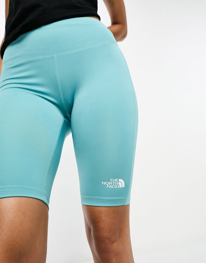 The North Face Training Flex high waist legging shorts in blue