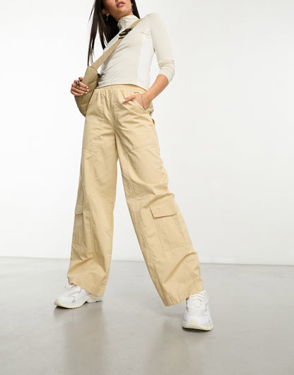 Cotton On cargo trousers in sand