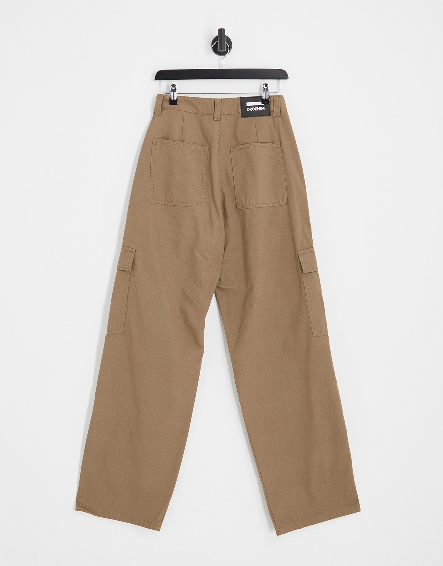 Dr Denim Donna cargo trousers in brown