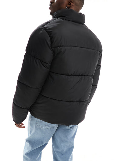 ASOS DESIGN puffer jacket in black