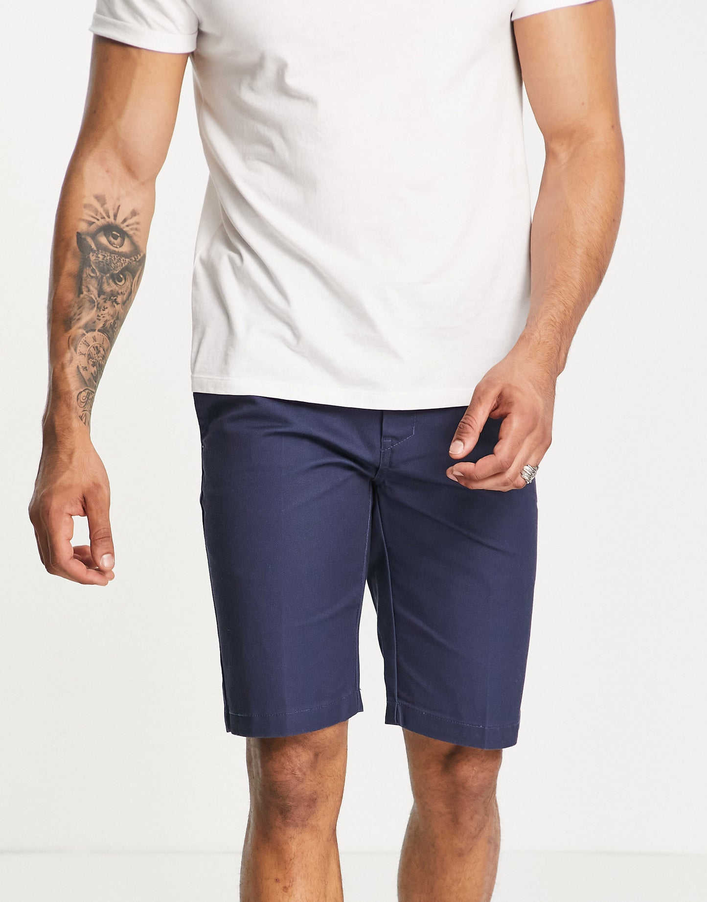 Dickies Silm Fit shorts in navy blue