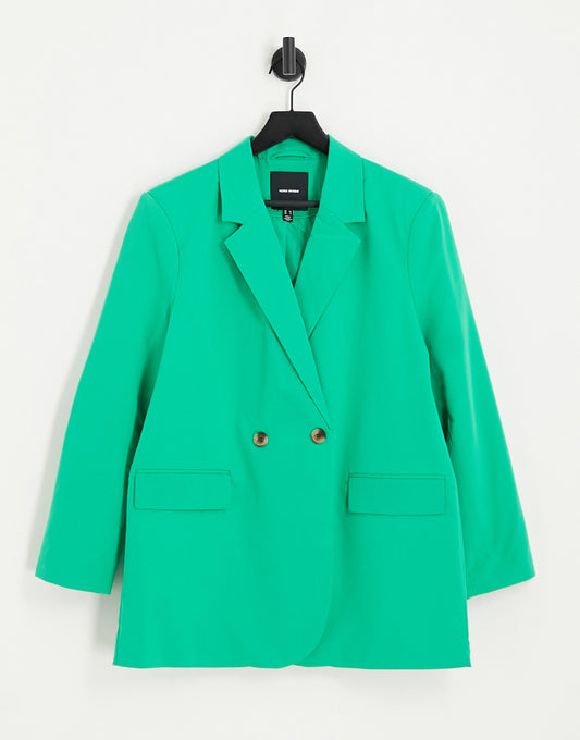 Vero Moda oversized tailored blazer co-ord in green