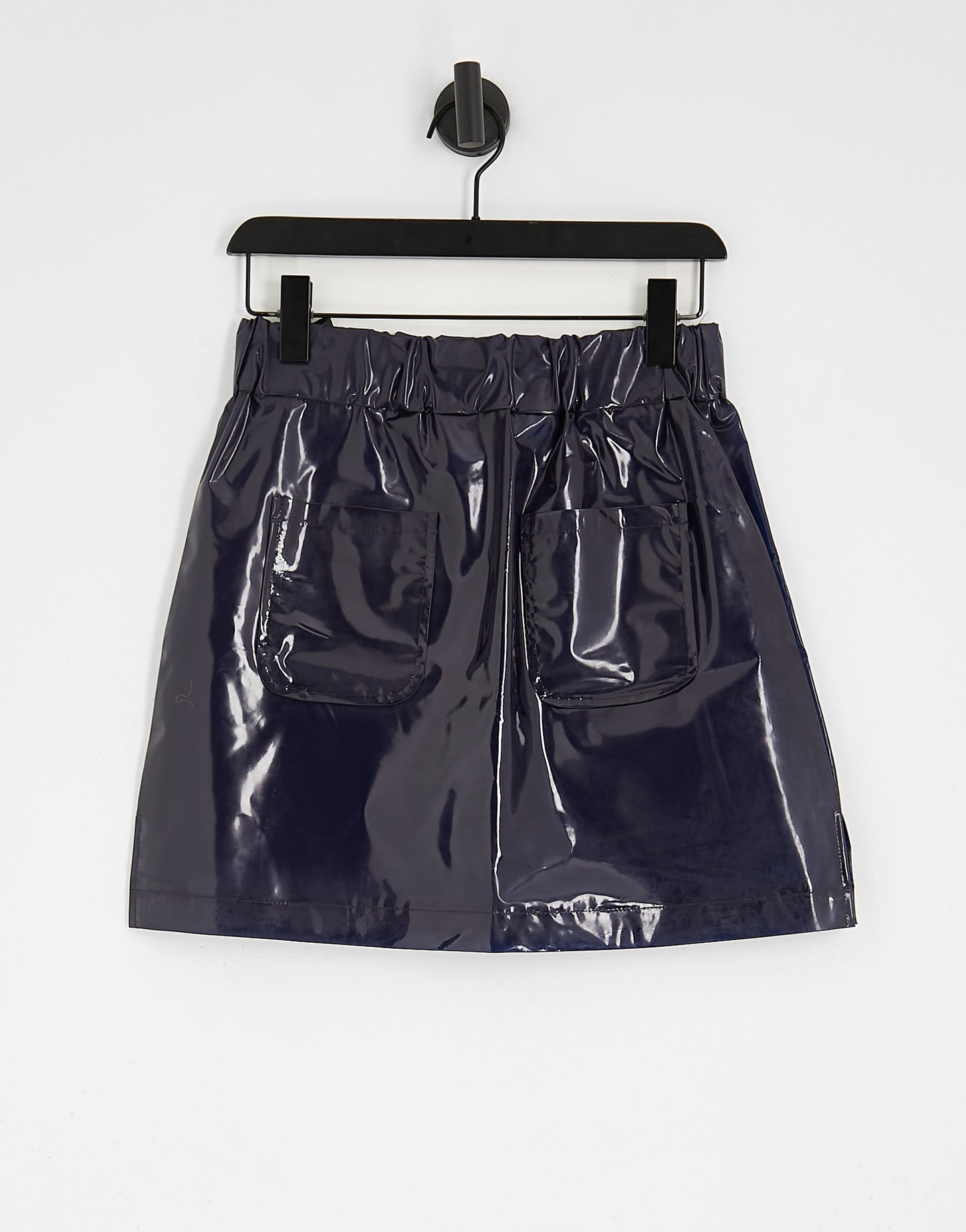 Noisy May Droplets transparent waterproof skirt co-ord in navy