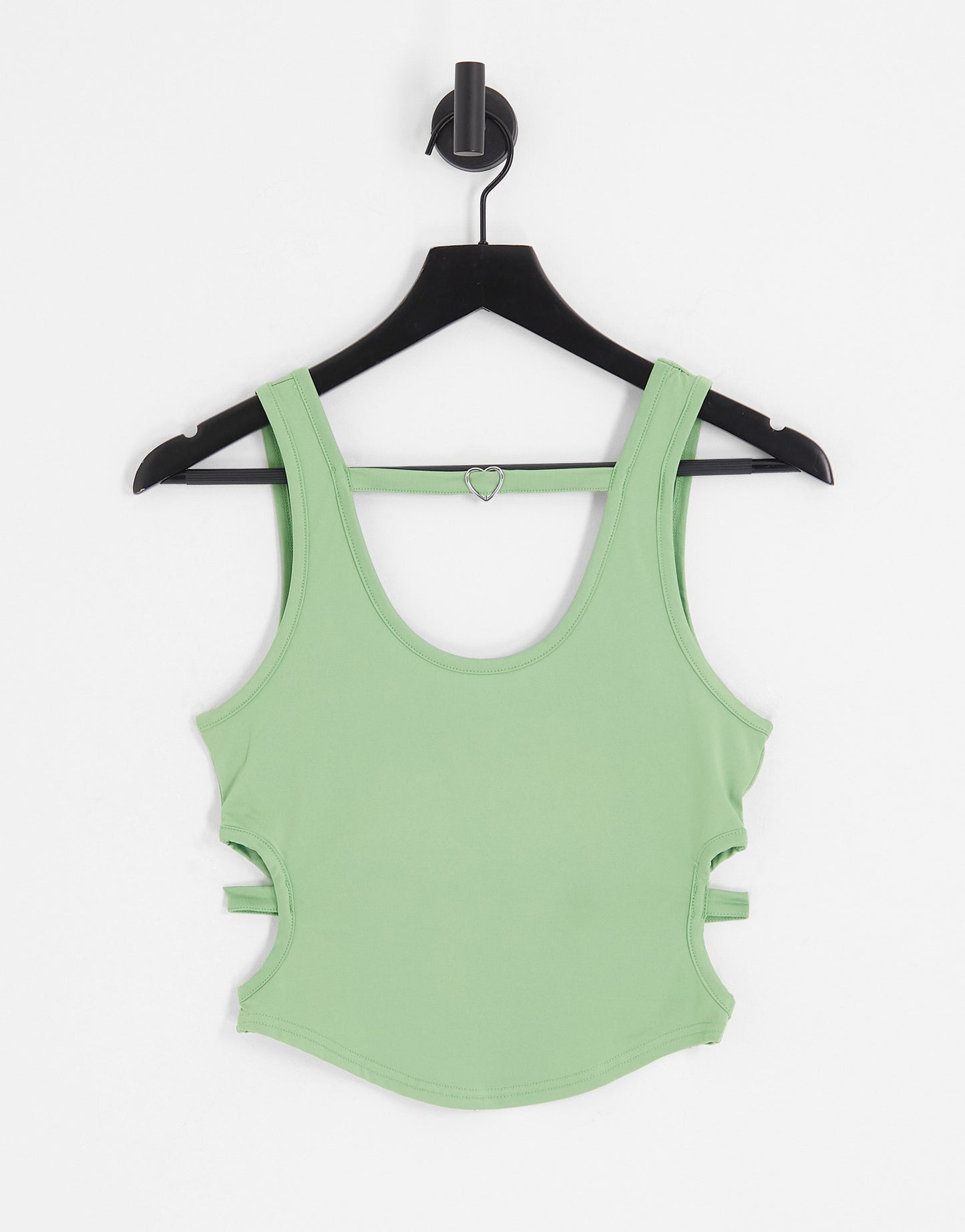 Only cut out detail cropped top co-ord in green