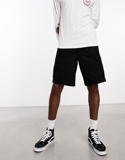 Vans cargo shorts in black Utility pack- Exclusive to Asos