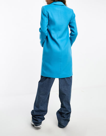 Gianni Feraud smart coat in bright blue