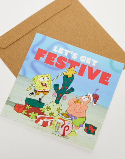 Typo X Spongebob Squarepants 20 pack of Christmas cards