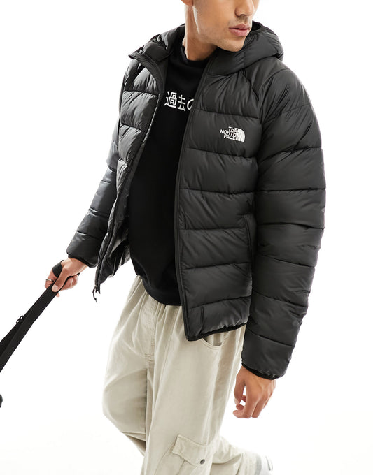 The North Face Lauerz synthetic puffer jacket in black Exclusive at ASOS