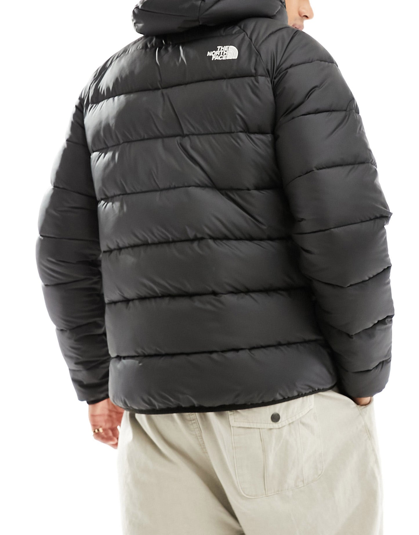 The North Face Lauerz synthetic puffer jacket in black Exclusive at ASOS