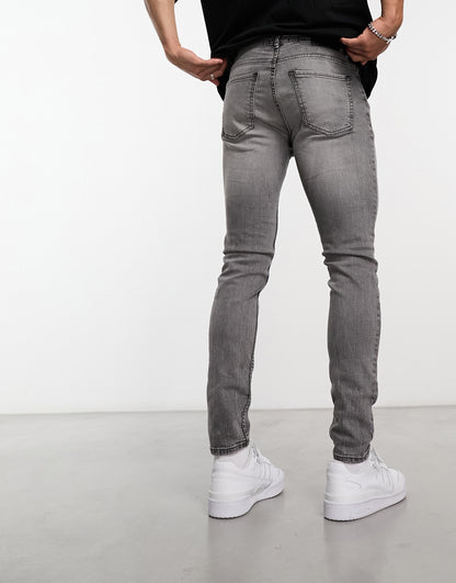 Pull&Bear skinny fit jeans in grey