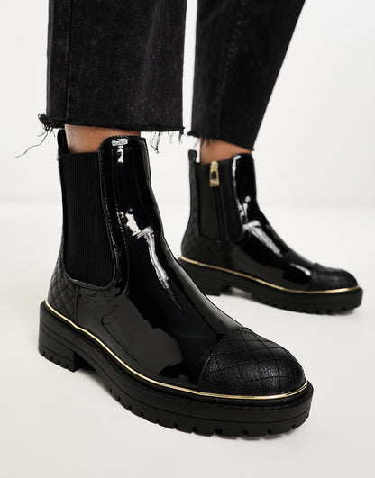 River Island chelsea boot in black